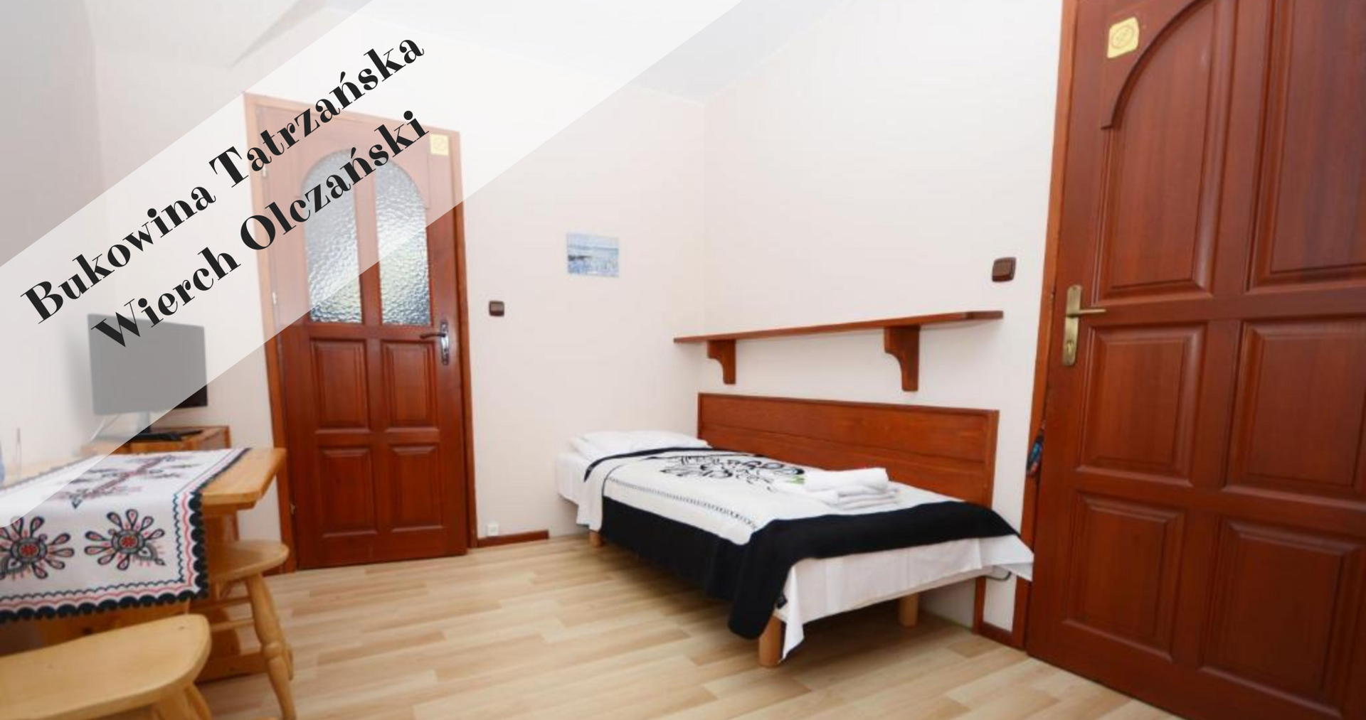 Pok&oacute;j 2-osobowy z widokiem na Tatry