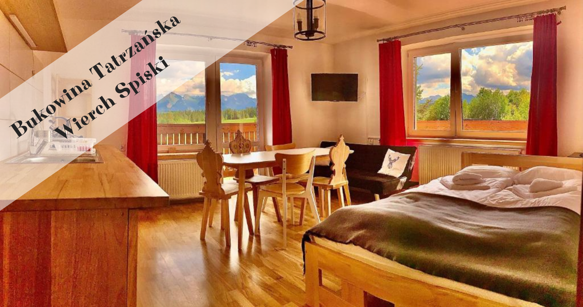 Apartament z widokiem na g&oacute;ry